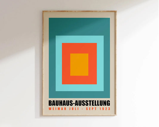 Bauhaus Ausstellung Canvas Poster